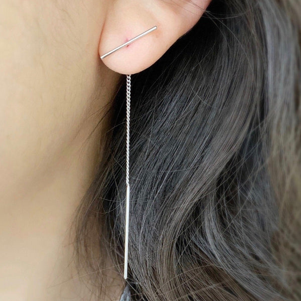 Origami Jewellery Bar Threader Earrings