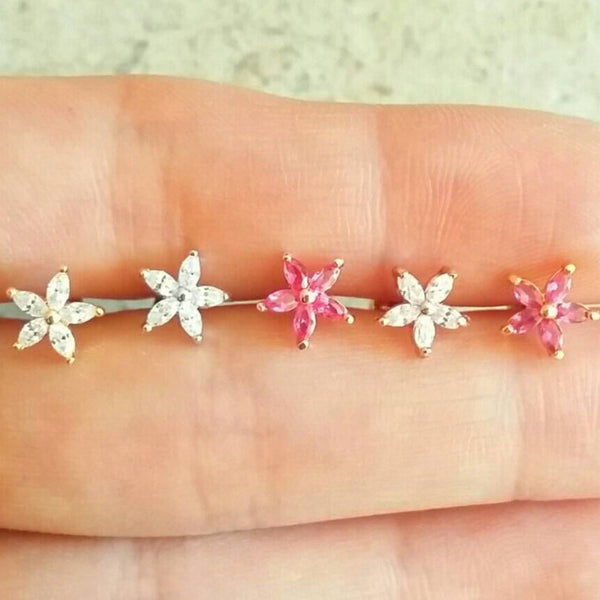 Origami Jewellery Bluet Flower Earrings