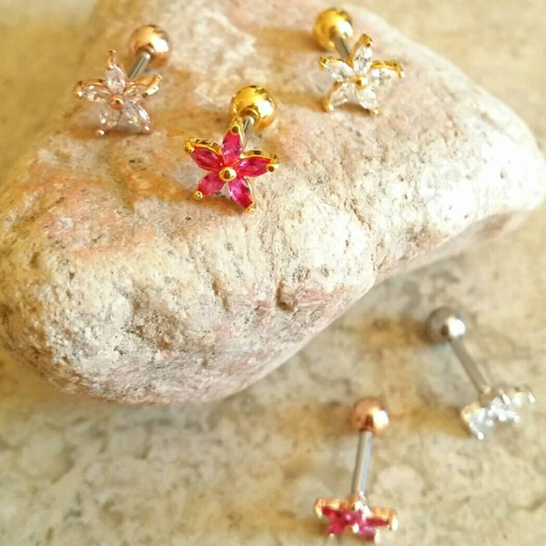 Origami Jewellery Bluet Flower Earrings