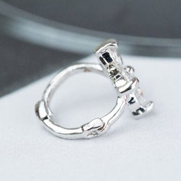 Origami Jewellery Bluet Flower Hoop