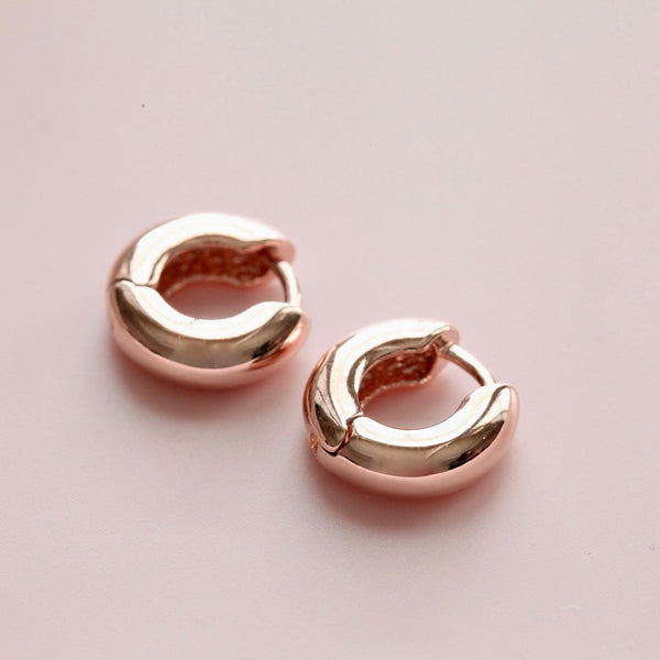 Origami Jewellery Bold Gold Hoops