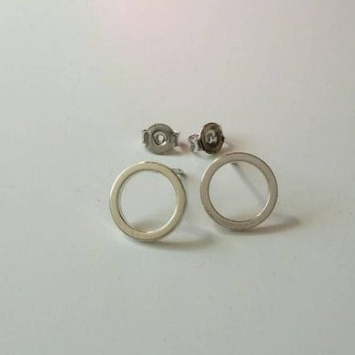 Origami Jewellery Circle Stud Earrings