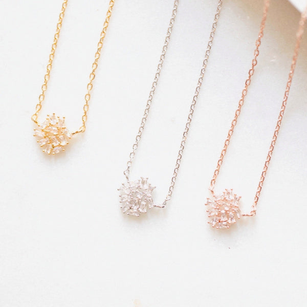 Origami Jewellery Cluster Necklace