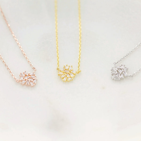 Origami Jewellery Cluster Necklace