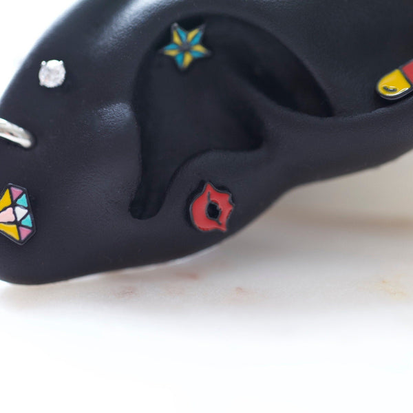 Origami Jewellery Comic Earring