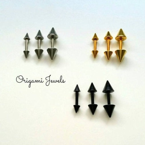 origami jewellery Cone Earrings