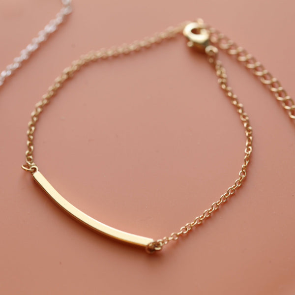 origami jewellery Crescent Bar Bracelet