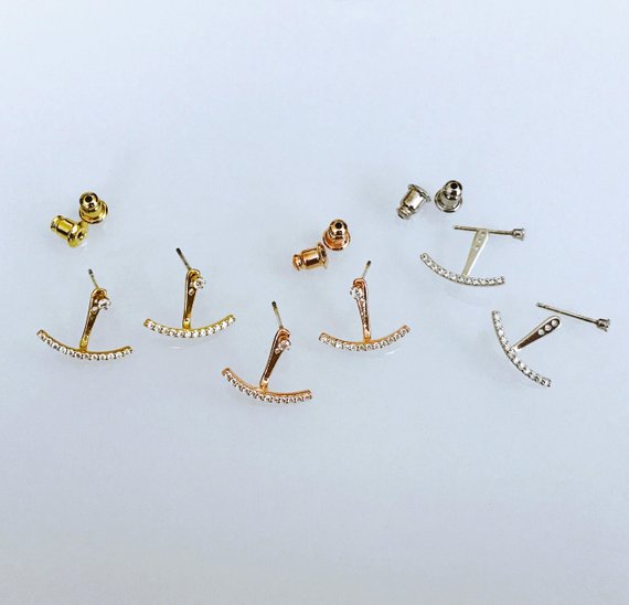 Origami Jewellery Crescent Moon Ear Jacket