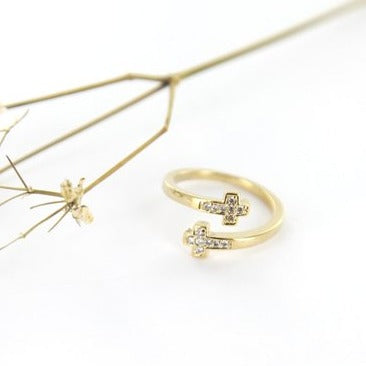 Origami Jewellery Criss Cross Ring