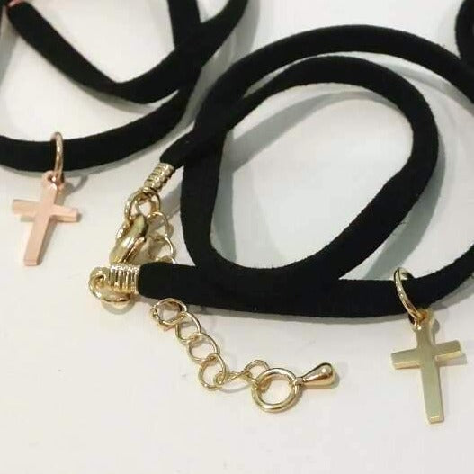 Origami Jewellery Cross Choker