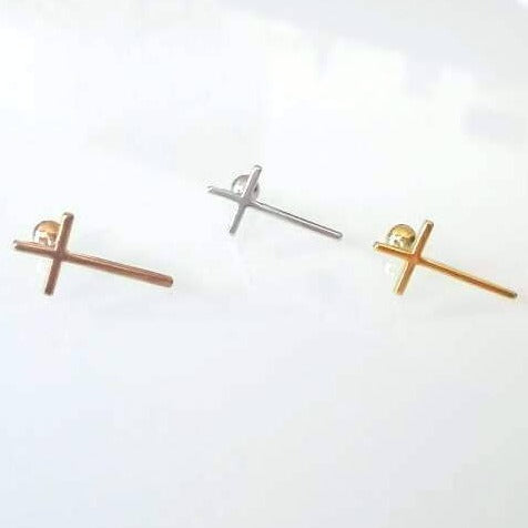 Origami Jewellery Cross Ear Sweep