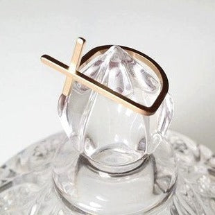 Origami Jewellery Cross Ring