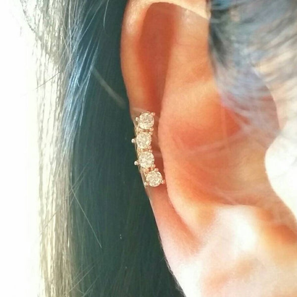 origami jewellery Crown Ear Jacket
