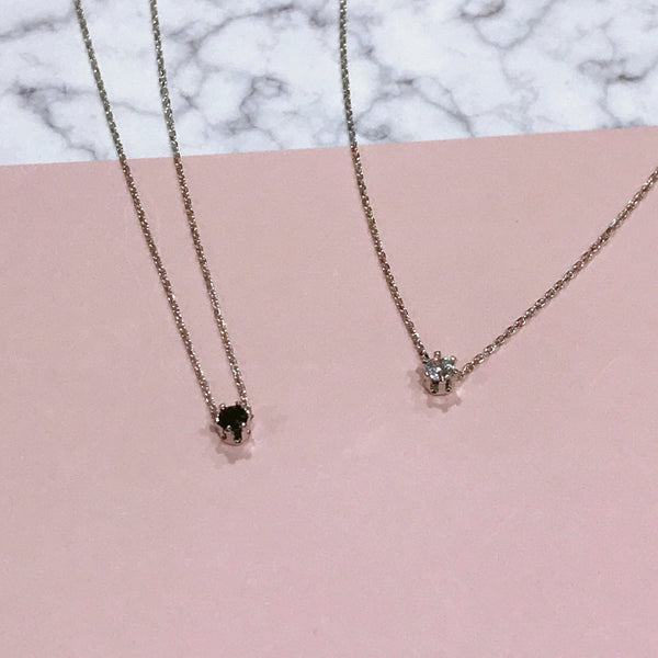 Origami Jewellery Cubic Zirconia Necklace