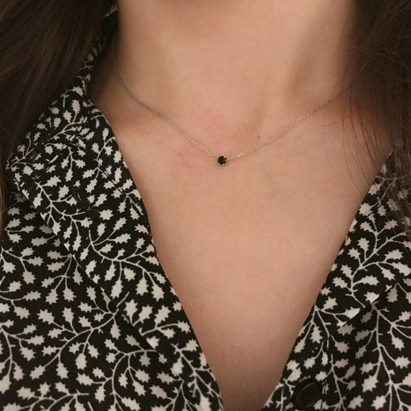 origami jewellery Cubic Zirconia Necklace