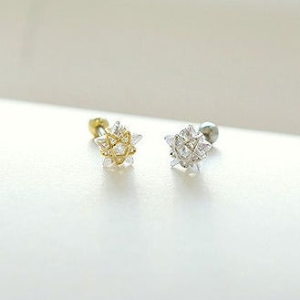 Origami Jewellery CZ Star Earring