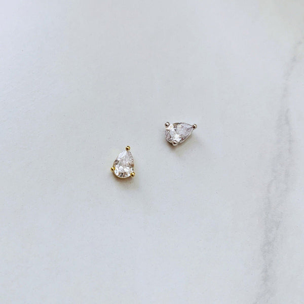 Origami Jewellery CZ Teardrop Earring