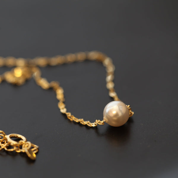 Origami Jewellery Dainty Pearl Necklace