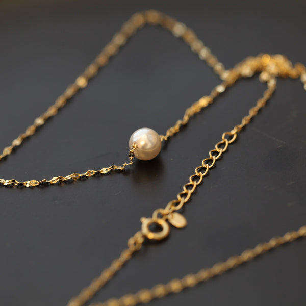 Origami Jewellery Dainty Pearl Necklace