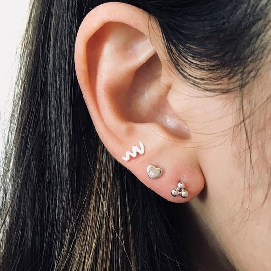 Origami Jewellery Dainty Silver Studs