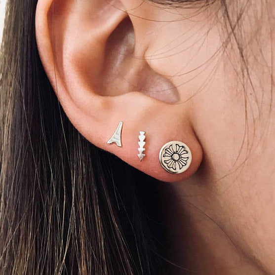 Origami Jewellery Dainty Silver Studs