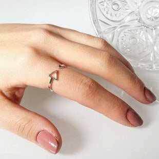 Origami Jewellery Double Arrow Ring