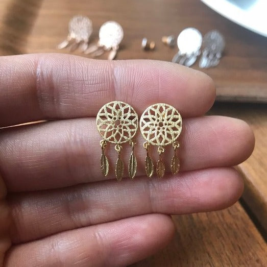 Origami Jewellery Dream Catcher Earrings