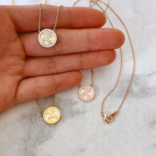 Origami Jewellery Earth Necklace