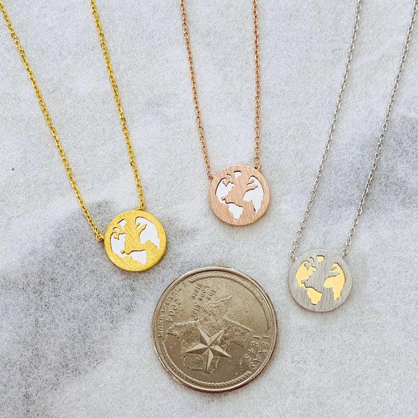 Origami Jewellery Earth Necklace