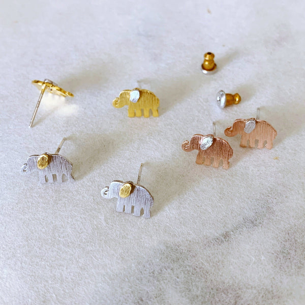 Origami Jewellery Elephant Earrings