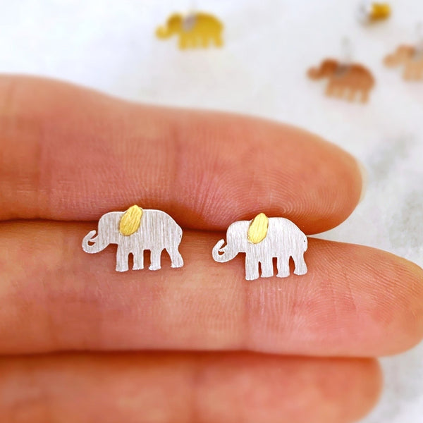 origami jewellery Elephant Earrings