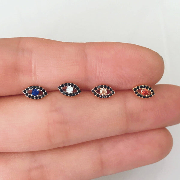 Origami Jewellery Evil Eye Earring