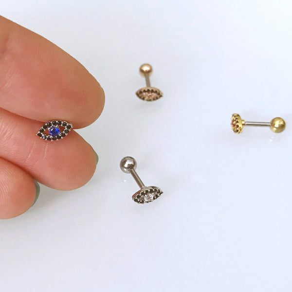 origami jewellery Evil Eye Earring