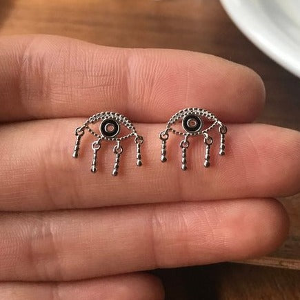 origami jewellery Evil Eye Modern Studs