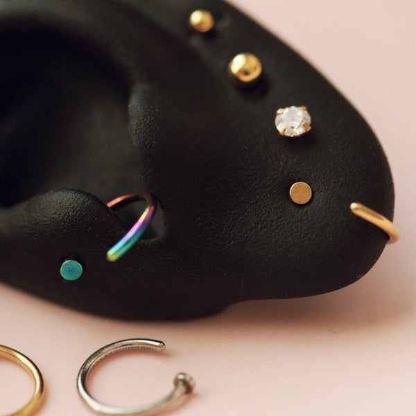 Origami Jewellery Flat Circle Hoop