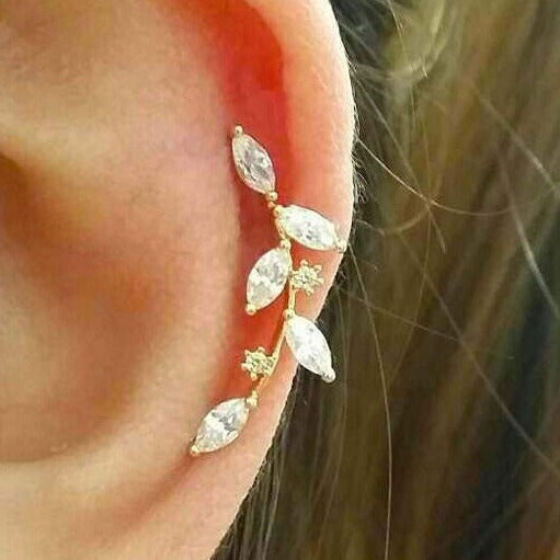 origami jewellery Flower Ear Climbers