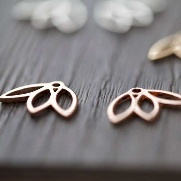 Origami Jewellery Flower Earrings Back Piece (2 Pcs)