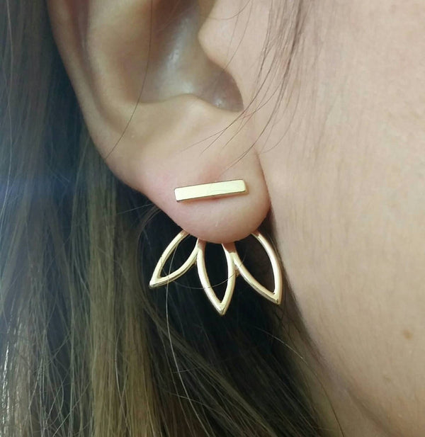 Origami Jewellery Flower Earrings Back Piece (2 Pcs)