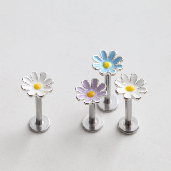 Origami Jewellery Flower Threadless Flat Back