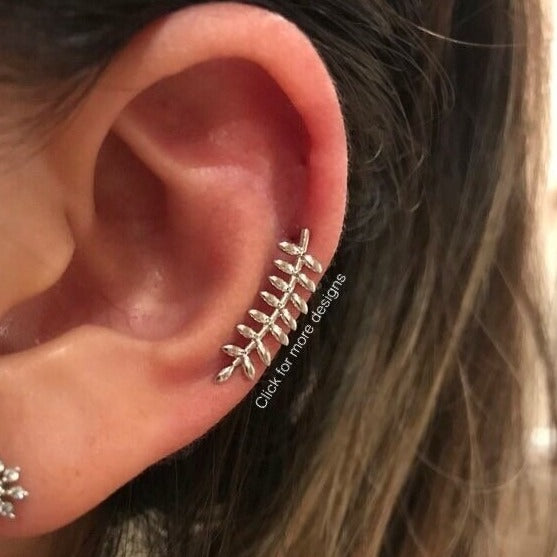 origami jewellery Fun Curved Earrings