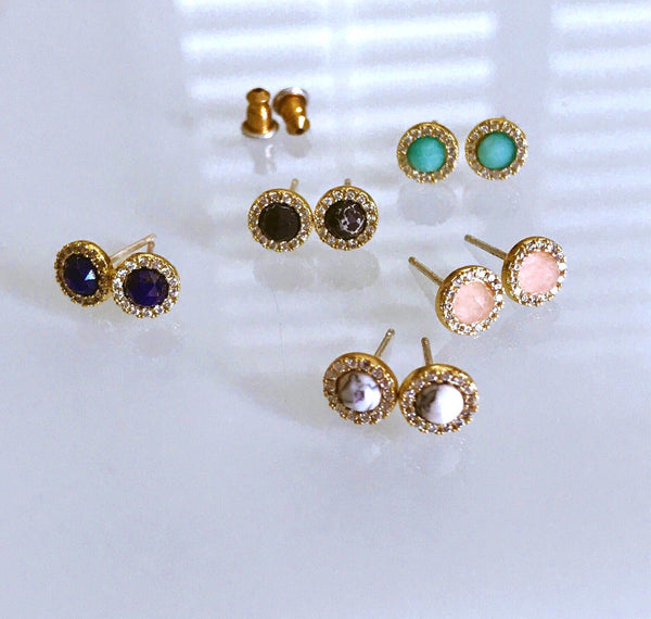 Origami Jewellery Gemstone Floating Necklace