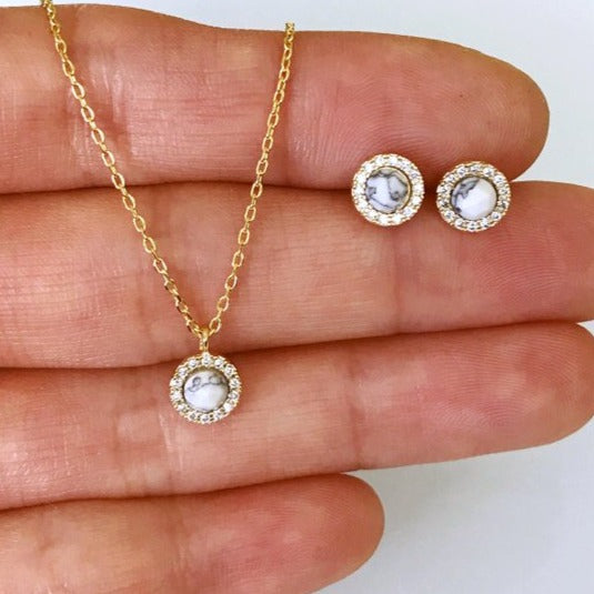 origami jewellery Gemstone Jewelry Set