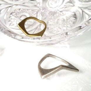 Origami Jewellery Geometric Chevron Ring