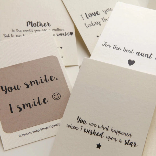 origami jewellery Giftwrap