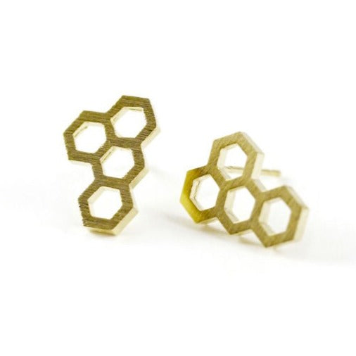 Origami Jewellery Gold Jewelry Set