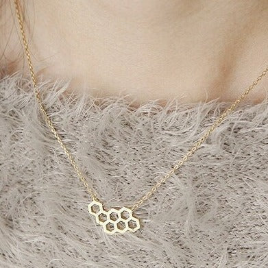 Origami Jewellery Gold Jewelry Set