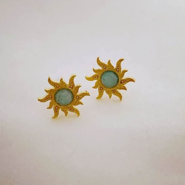 Origami Jewellery Gold Sun Necklace