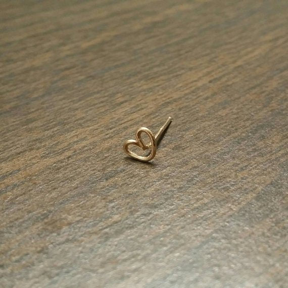 Origami Jewellery Heart Wire Earring