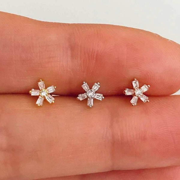 origami jewellery Ice Flower Earring