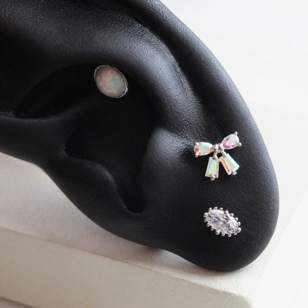 Origami Jewellery Iridescent Ribbon Cartilage Stud